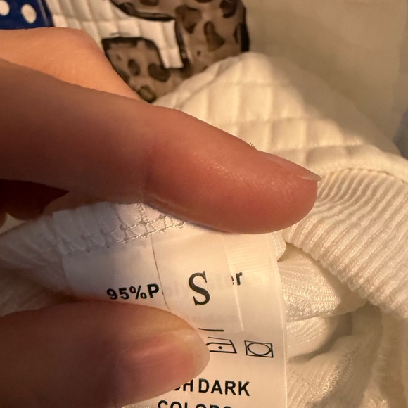 SHEIN Oversized Small White Kentucky Wild Cats Sweatshirt - Picture 4 of 8